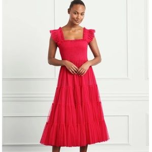 NWT Hill House Ellie Nap Dress in Red Tulle (S) Collector's Edition